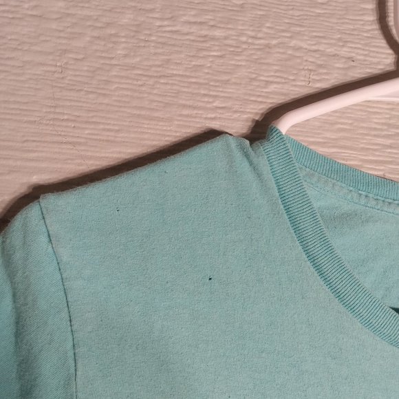 Retro DC Comics Batman Japan Sky Blue Graphic Print Tee T-shirt - Picture 3 of 5